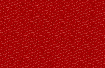 simple red color background, modern crimson background, art line shape zig zag doodle for wallpaper, red serrated striped, stroke line parallel wave triangle crimson pastel striped full frameのイラスト素材