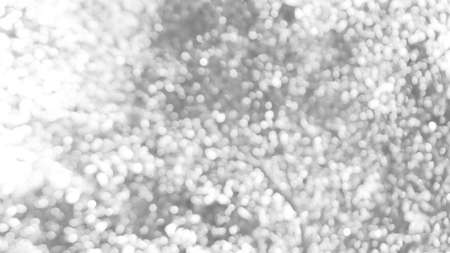 abstract silver bokeh for background, glitter white grey color shine for backgroundの写真素材