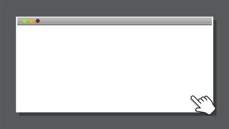 Window Screen Blank Form Vector of window form blank on grey for - ID:1-158390930 - Royalty Free ...