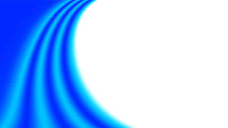 Blue waves smooth dynamic on whiteのイラスト素材