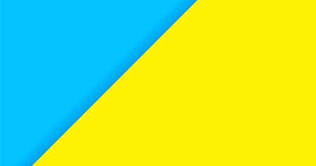color background blue and yellow for banner, two tone opposite colors, yellow and light blue paper background, wallpaper colored yellow blueのイラスト素材