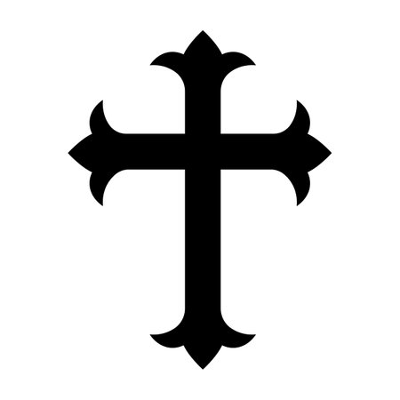 cross symbol, christian crosses iconのイラスト素材