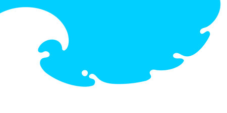 milk splash, milk simple shape for banner background, milk waves, milk splashes for advertising dairy productsのイラスト素材