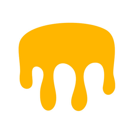 dripping honey, melting honey, honey splash shape, droplet honey bee, sweet liquidのイラスト素材