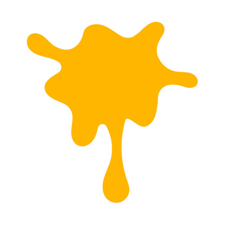 dripping honey, melting honey, honey splash shape, droplet honey bee, sweet liquidのイラスト素材