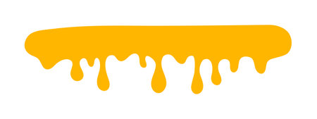 dripping honey, melting honey, honey splash shape, droplet honey bee, sweet liquidのイラスト素材