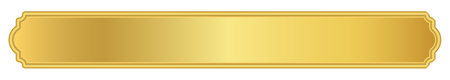 gold label banner, luxury golden frame, gold name plateのイラスト素材
