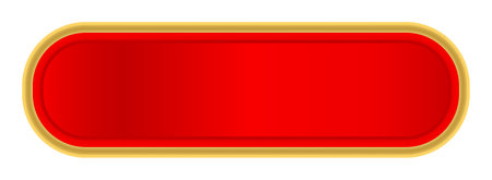 red gold label for banner, red luxury golden frame, red name plateのイラスト素材