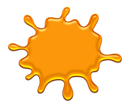 dripping honey, melting honey, honey splash shape, droplet honey bee, sweet liquidの写真素材
