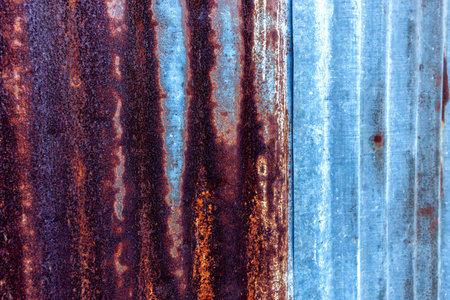 grunge texture, textured zinc, rusty surface, grungy background, damaged texture, rusty metal texture, rusted material close-up, stained with rust, vintage wallの写真素材
