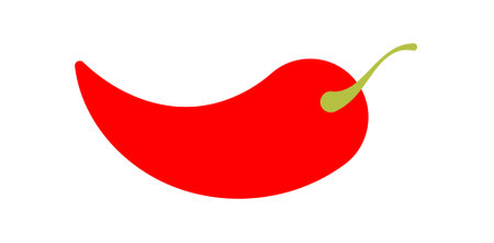 Chilli, Red Chili, Dry Chilli, Illustration Chili for clip artのイラスト素材