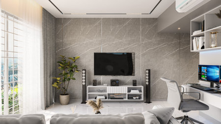 Luxury Textures Incorporating Plush Fabrics and Materials into Your Living Room Decor.jpgの写真素材