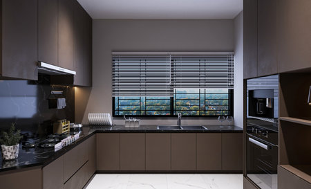 A Masterful Blend of Style and Function in Your Kitchenの写真素材