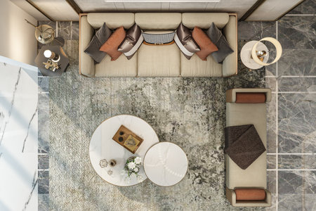 Revamp Your Living Room Modern Interior Design Trends for a Fresh Lookの写真素材