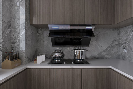 A Masterful Blend of Style and Function in Your Kitchenの写真素材