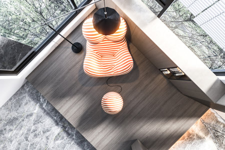 Designing a Luxurious Living Room with High-End Furnishingsの写真素材