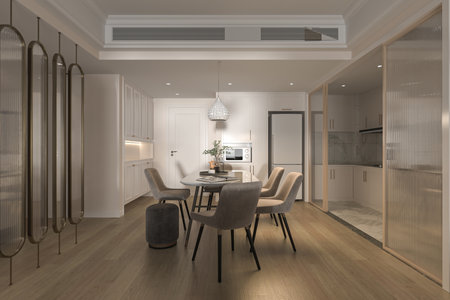 Dining room Interior Ideas From Classic Elegance to Contemporary Chicの写真素材