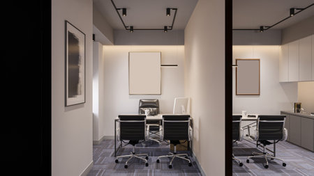 Office Ergonomics Designing for Comfort and Productivityの写真素材