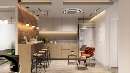 Office Interiors for Work-Life Balance Harmonizing Professional and Personal Needsの写真素材