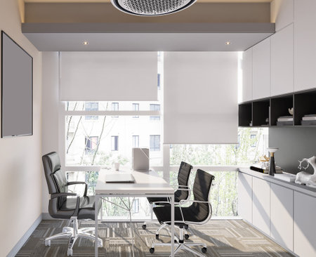 Office Interior Trends Staying Ahead in Workplace Designの写真素材