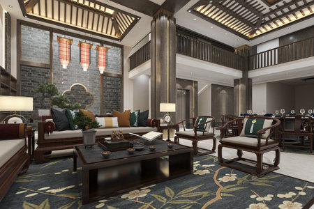 Graceful Furniture Finesse Choosing the Perfect Pieces for Your Living Room Interiorの写真素材