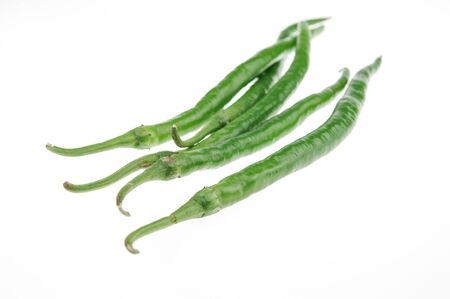 Green peppersの写真素材