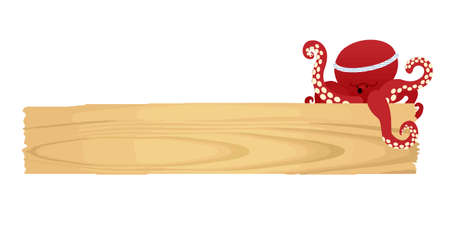 Octopus writingのイラスト素材