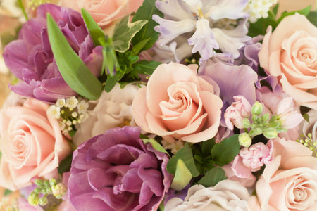 flower arrangement on table.