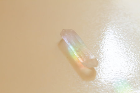 healing crystal stone .
