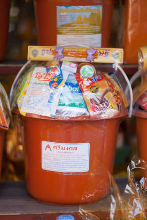 offering landscape in Thailand Bangkok temple.のeditorial素材