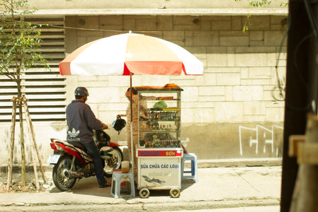 a picture of the in vietnam city outdoor landscape.のeditorial素材