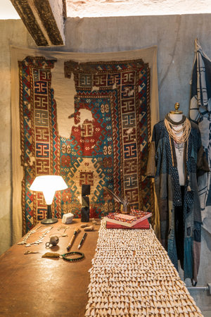 Textile products, all unique and artistry collections of one of a kind textiles and objects from...