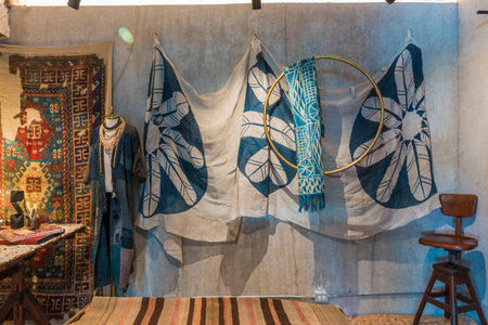 Textile products, all unique and artistry collections of one of a kind textiles and objects from...