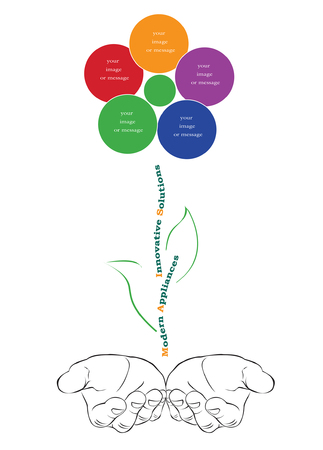 infographics or advertising idea for your businessのイラスト素材