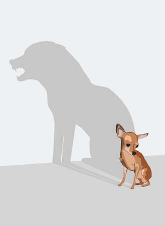 In this little body an enormous loving heart and competitive wolf spirit live oftenのイラスト素材