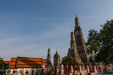 Phra Prang Wat Arun in Bangkok, Thailand の写真素材