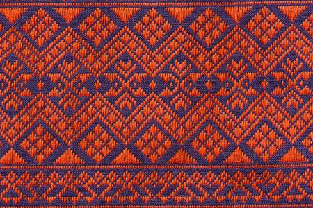 Hand woven traditional Lanna of northern Thailand の写真素材
