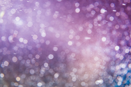 Beautiful bokeh on pink soft background . colorful style.