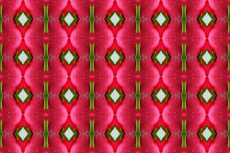 Fresh red roses pattern background with seamless