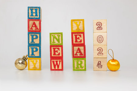 The Concept celebration in the Christmas Festival and Happy new year  2024の写真素材