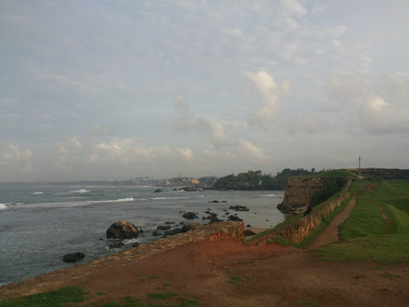 View of a seashoreの写真素材