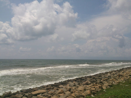 Rocky seasideの写真素材