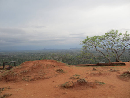 Scenic view at the Sigiriya, Sri Lankaの写真素材