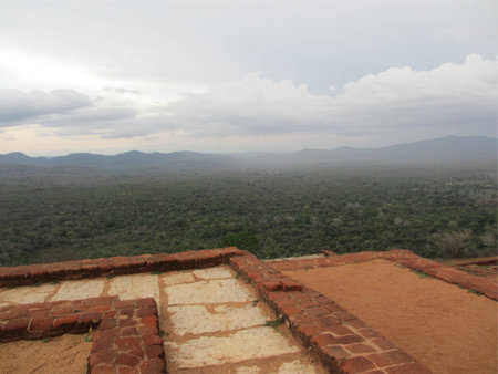 Scenic view at the Sigiriya, Sri Lankaの写真素材