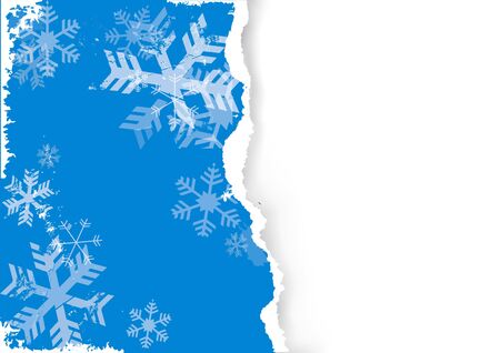 Christmas ripped paper. Torn paper background with place for your text or image. Vector available.のイラスト素材