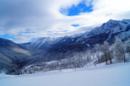 Ski resort Mountain