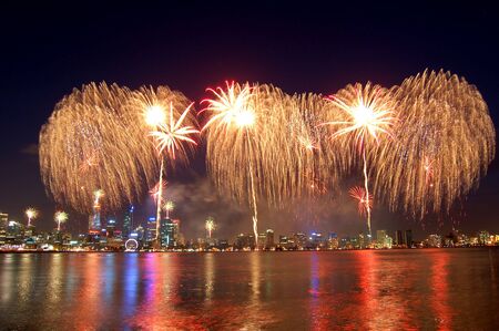 fireworksの写真素材