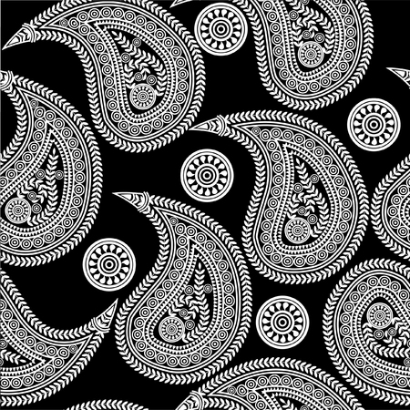  paisley patternのイラスト素材