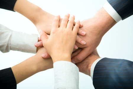 Hands on top of each other.
の写真素材