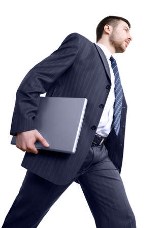 The image of promptly going businessmanの写真素材